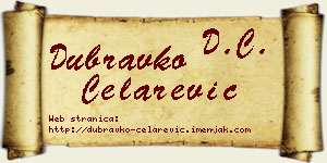Dubravko Čelarević vizit kartica